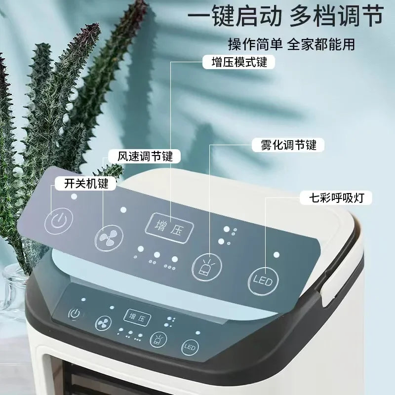 DurableNew Household Mini Air Conditioning Fan USB Office Refrigeration Humidification Atomization Cooling Fan Portable Mobile C