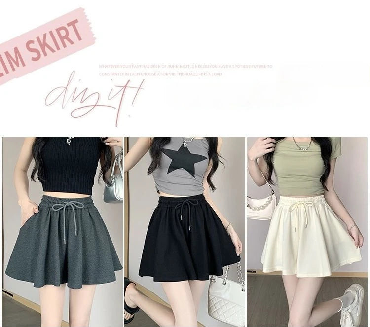 2026 High Waist Wide Leg Sports Shorts Women's Summer New Loose Fit A-Line Shorts Casual Versatile Comfortable Short Pants
