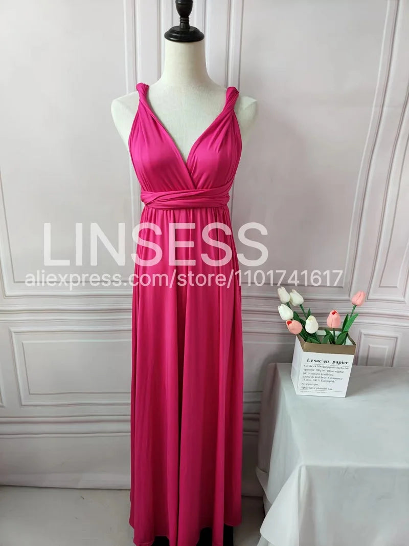 Multiway Maxi Dress Bridesmaid Dress Infinity Cocktail Dress Floor Length Bridesmaid Dress Maxi Dress for Bridesmaid Gifts
