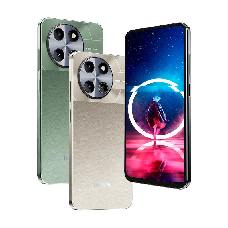 HOTWAV Note 18 GT Smart Phone 7.2'' 120Hz 8.6mm Ultra-Thin Mobilephone 8GB RAM 256GB ROM 6200mAh Battery Android 15 Cellphone