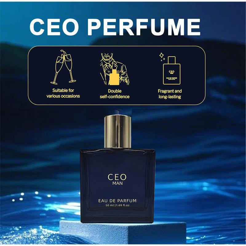 Luxury Charming CEO Perfume Spray,Men Eau De Parfum Mist,Floral Fruity Women Date Scent,Vanilla/Sandalwood/Lemon/Amber Fragrance