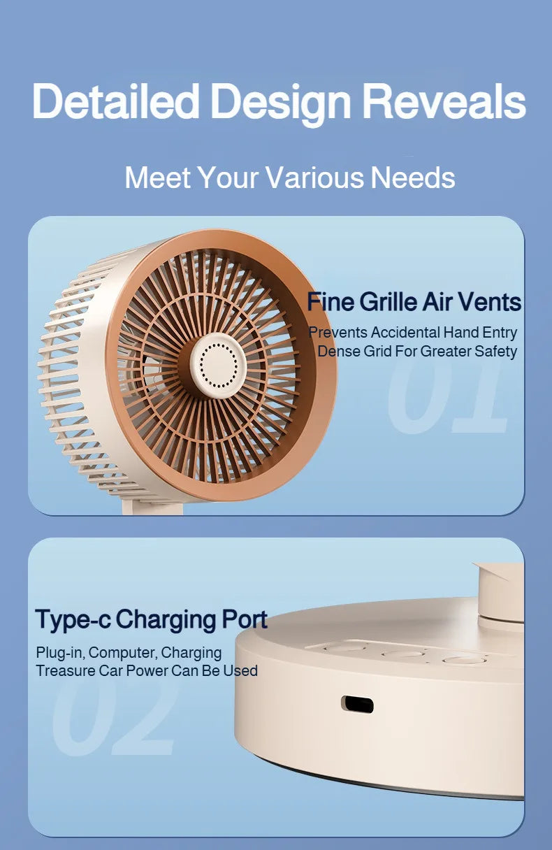 Desktop Circulating Small Wall Mounted Fan Multifunction Shaking Head Remote Control Quiet Cooling Fan For Home Office