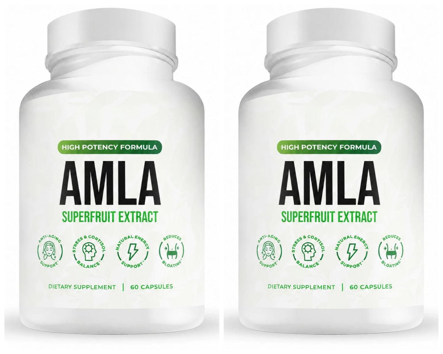Amla Fruit Extract 1000mg Capsules Superfruit Supplement Energy Support 60 Capsules 30 Servings Vegan Non-GMO Gluten Free
