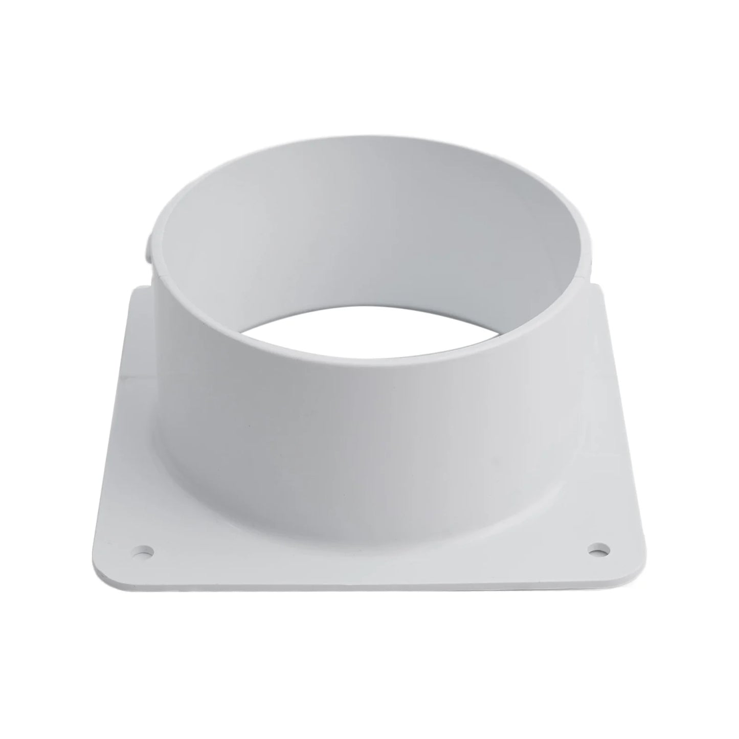 1pc Exhaust Pipe Straight Pipe 100-300MM ABS Air Duct Connectors Flange Ventilation Ducting Replaceable Accessories White
