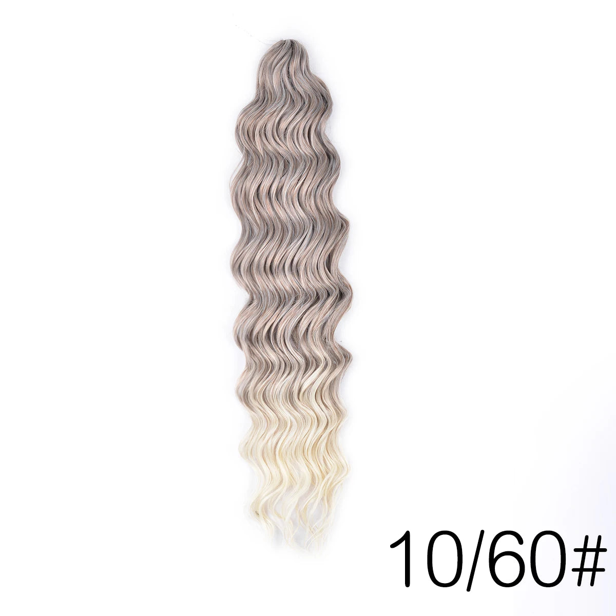 Anna Curl Synthetic Braiding Hair Loose Deep Wave 24 Inch Crochet Hair Extensions Water Wave Twist Pink Color Hair for Women