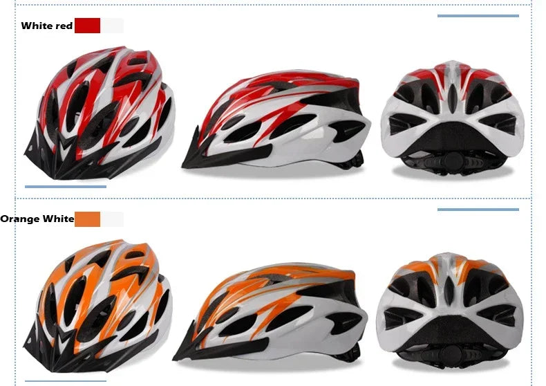 Cycling Safety Helmet Man Women Road Mountain Bike Helmet Outdoor Bicycle Skateboard Scooter Integrally-Molded Ultralight Helmet