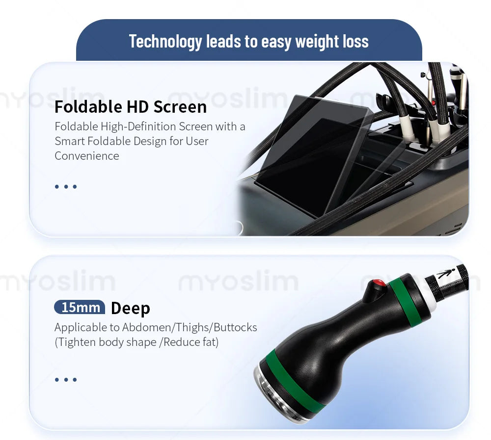 New Pro 3 Handles Micro Wave 80% Fat Reduction Safe Weight Loss Body Slimming Eliminate Double Chin Removal