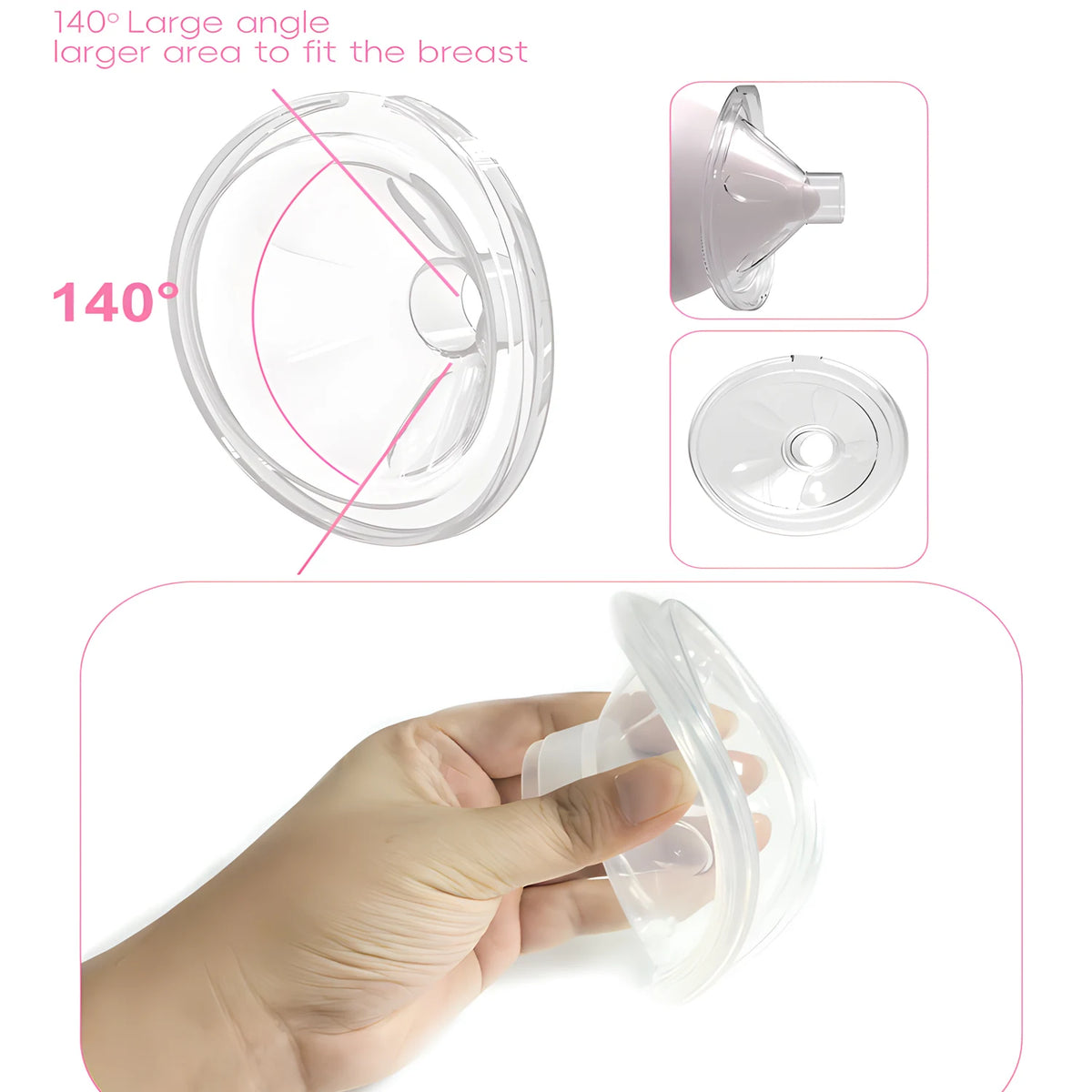 1PCS Wearable Breast Pump Portable Breast Milk Machine Fully Automatic Breast Pump Mother and Baby Supplies Electric Breast Pump