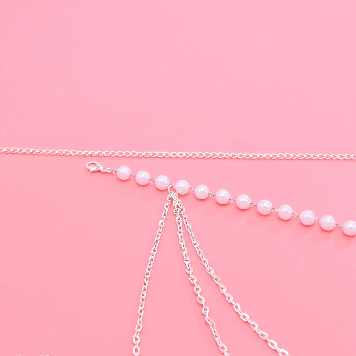 Sexy Waist Chain Belt Multi Layered Imitation Pearl Belly Body Chain Fashion Trendy Jewelry For Women Festival Party Accessories
