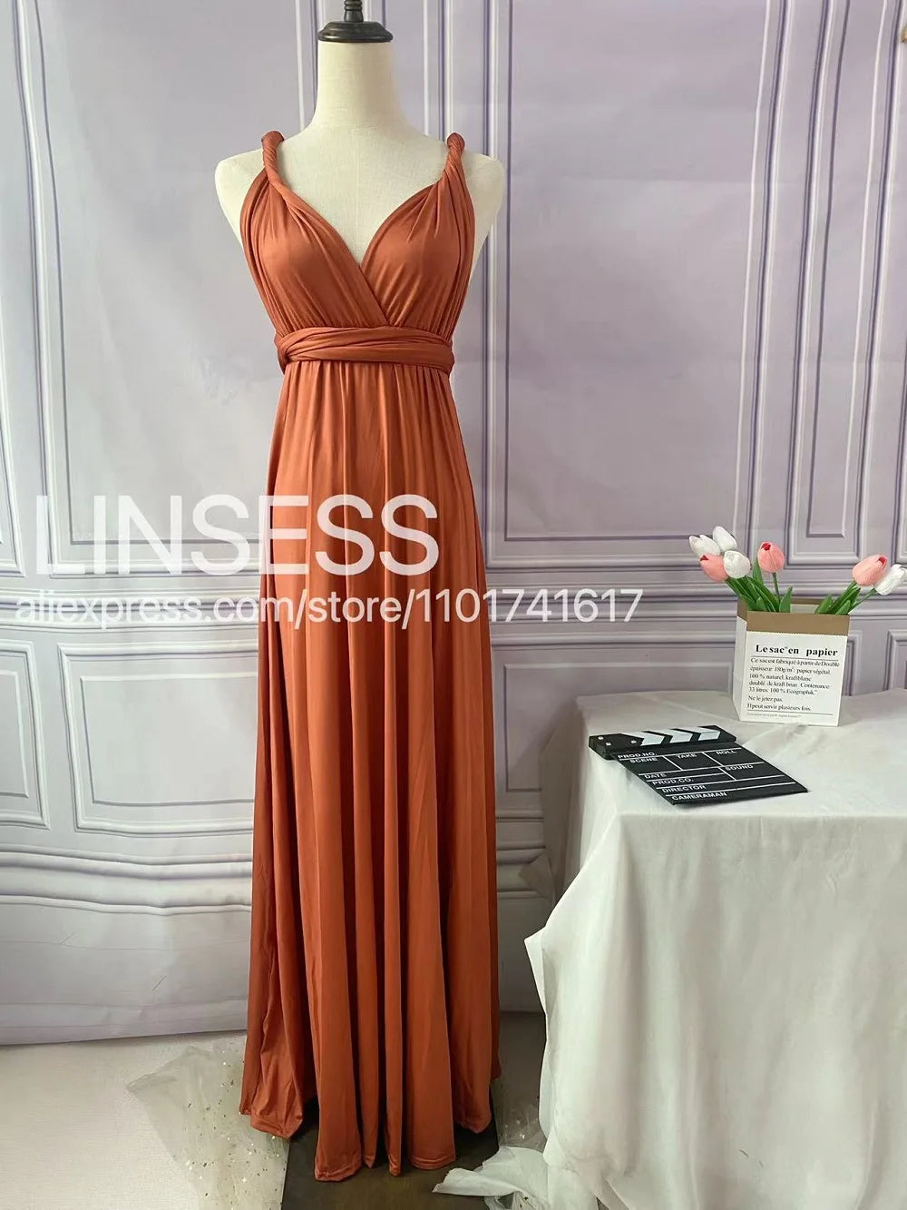 Multiway Maxi Dress Bridesmaid Dress Infinity Cocktail Dress Floor Length Bridesmaid Dress Maxi Dress for Bridesmaid Gifts