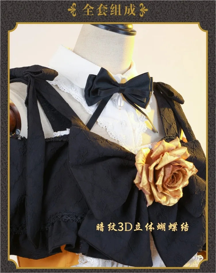 15th Anniversary Rin Cosplay Costume Women Cute Gothic Lolita Dress Halloween Outfits Anime Clothing Custom Made