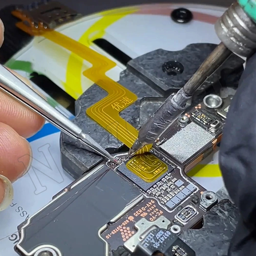 US Version For iPhone 17Pro 17 Pro Max ESIM to SIM Card Flex Cable Replacement with Built-in MEP Super Snow IC Repair Tools