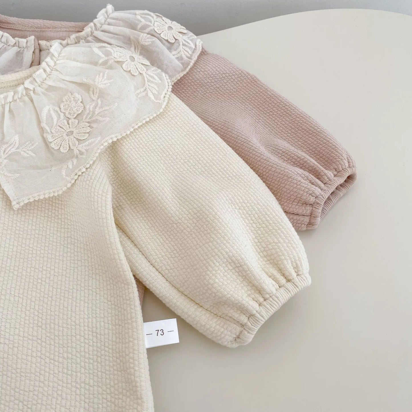 Baby Clothing Set 2025 Autumn Spring New Girls' Long Sleeve Suit Cotton Lace Collar Cardigan +Pant Two-piece Suit