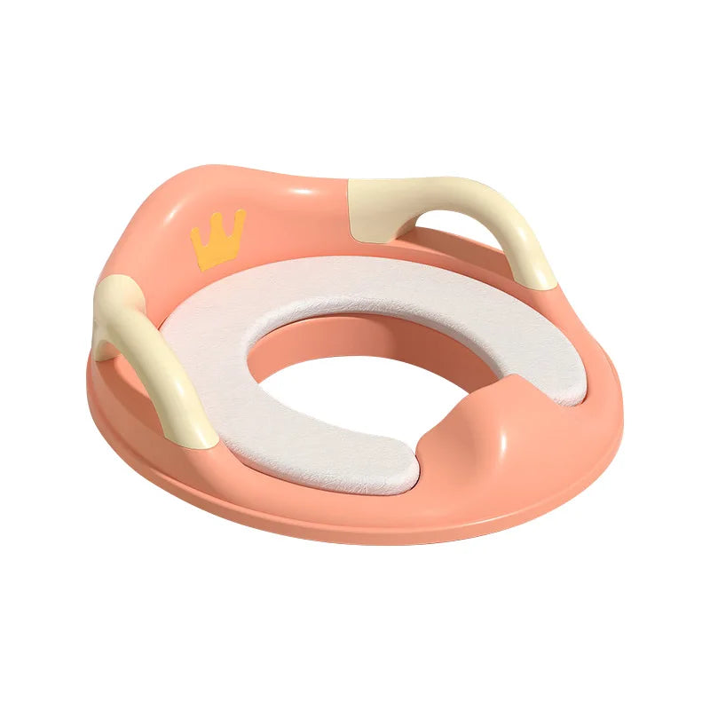 Baby Potty Mat Training Seat Handle Portable Soft Potty Mats Kid Toilet Household Auxiliary Non-slip Toilet Child WC Reducer