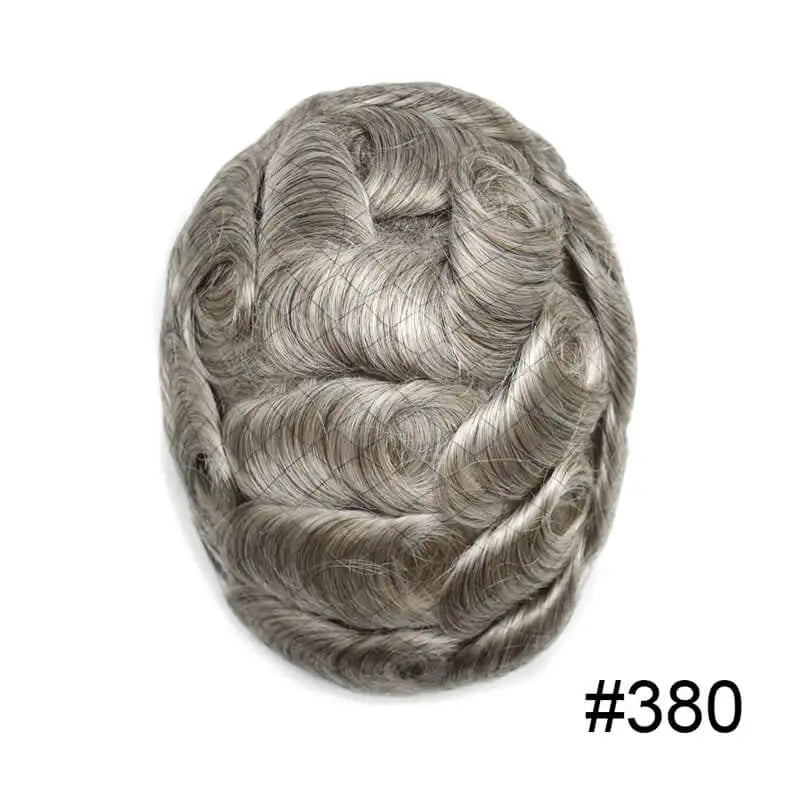 100% Density Full Lace Male Hair Prosthesis Swiss Thin Lace Men's Wig Natural Hairline Human Hair Man Hair System Wigs For Men