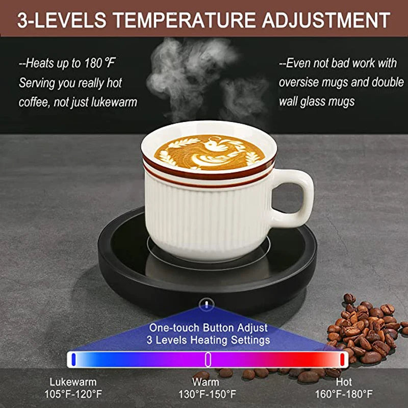 Cup Heater Coffee Mug Warmer Hot Tea Makers Heating Pad Warmer Coaster Electric Hot Plate Coffee Heater For Tea Milk