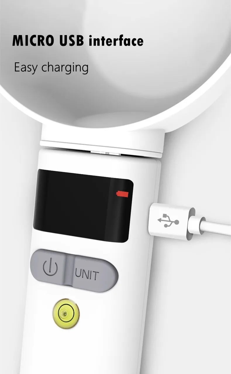 800g/1g Portable LCD Digital Kitchen Scale Home Electronic Measuring Tool  Pet Dog and Cat Digital Feeding Bowl Weighing Spoon