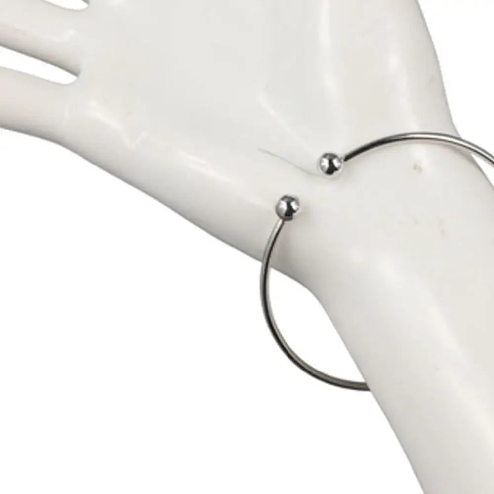 Classic Silver Plated Gifts Mens/Womens Fashion Jewelry Bracelet Adjustable Bangles