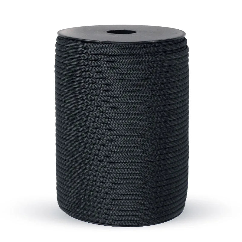 9 Core 650lb Paracord 30/50100m Dia.4mm Military Standard Parachute Rope Tent Accessories For Survival Bracelet DIY Making