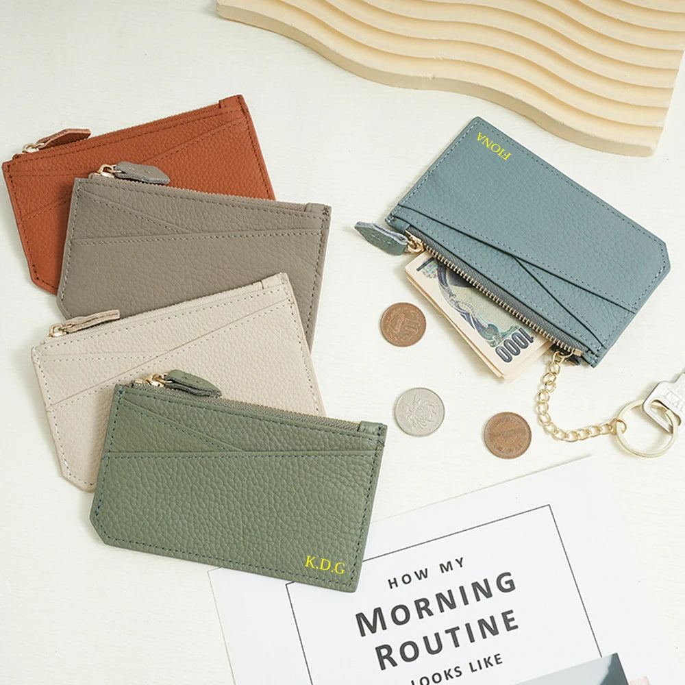 Luxury Design PU Leather Phone Bag Custom Letters Woman Cross Body Bag Fashion Travel Lady Engraving Shoulder Bags Wallet Pouch
