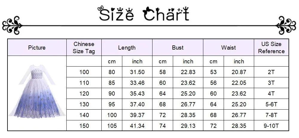 Halloween Birthday Carnival Princess Costume Dress Elsa Anna Snow White Aurora Moana Rapunzel Mermaid Belle for Girls 2-8Y