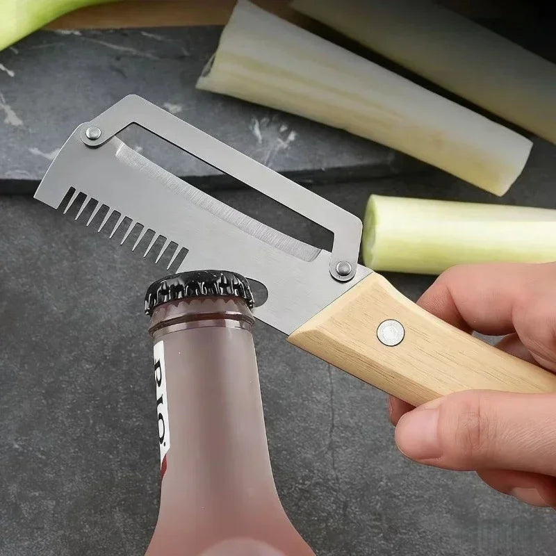Stainless Steel Vegetable Peeler Multifunction Fruit Slicer Shredder Kitchen Cutter Tool for Potato Carrot Cucumber Use