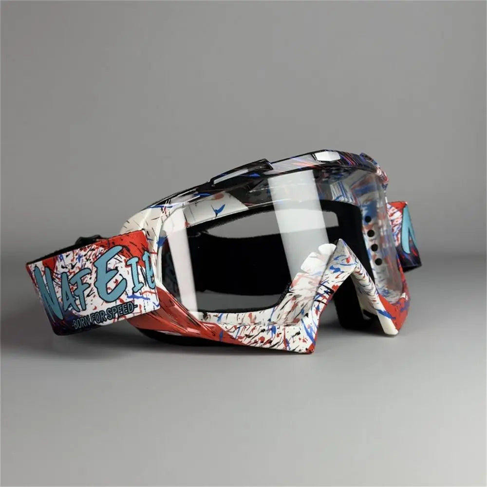 Motocross Dustproof ATV Goggles Mountain Biking MX Riding Ski Glasses UV400 Anti-sand Motorcycle Glasses Men Women