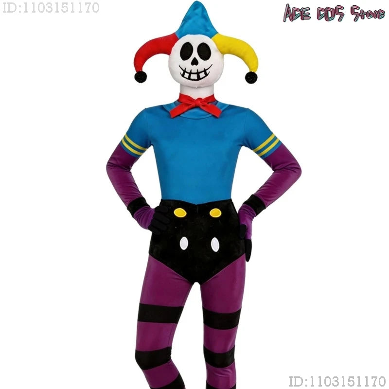 The Cosplay Prototype Costume Hat Horror Game Roleplay Jumpsuit 110-190 Scary Evil Halloween Outfits Clown Monster Zentai