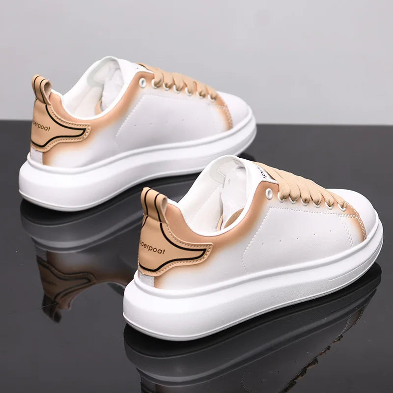 New Luxury Design Sneakers For Men Fashion White Board-shoe Soft Women Walking Shoes Running Shoes Couples Sneakers Tennis shoes