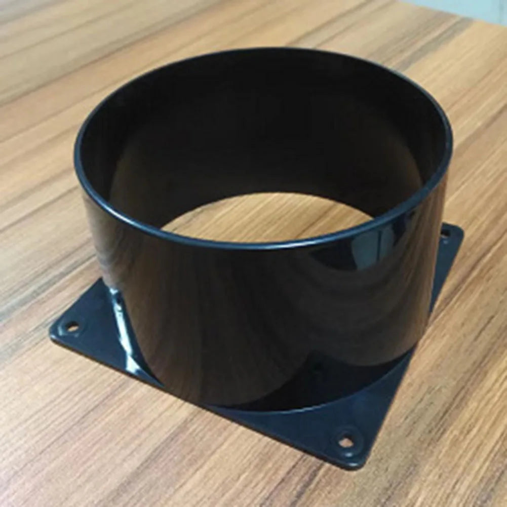 ABS Wall Flange Connector 75mm/100mm/120mm For Ventilation Pipe Air Ducting Connection Indoor Ventilation Equipment Accessory