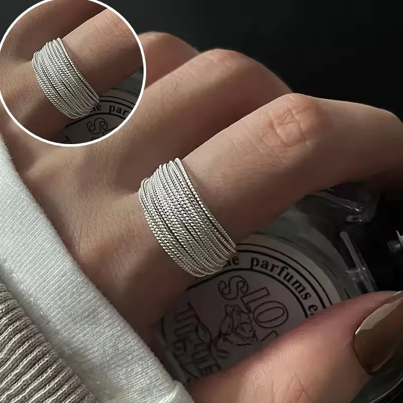 VENTFILLE 925 Sterling Silver Rings for Women Couple Blue Stone Star Jewelry  Party Birthday Gift Dropshipping Wholesale