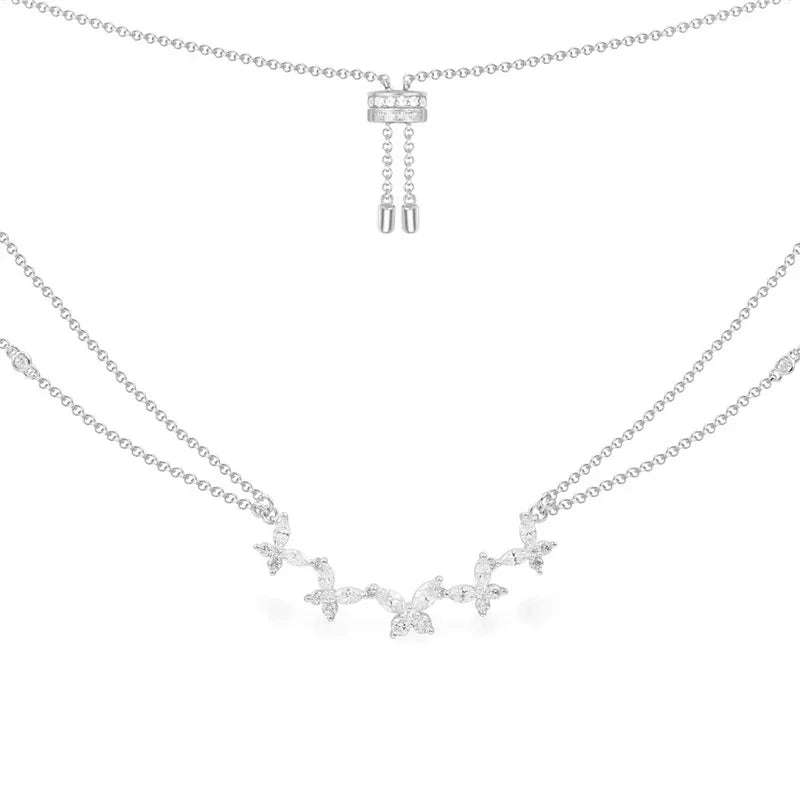 LI KI 925 Sterling Silver 2022 New Butterfly Earrings  Beautiful Fashion Jewelry Free Delivery Valentine'S Day Gift