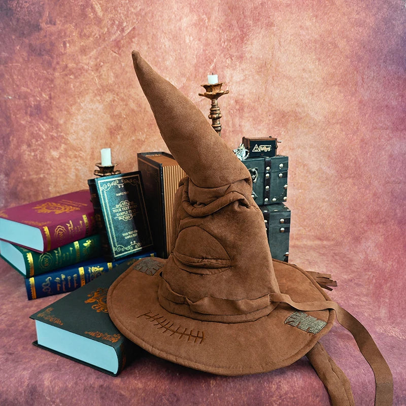Halloween Witch Hat Cosplay Costume Hat Props Anime Game Film and Television Surrounding Branch School Magic Tree Hat
