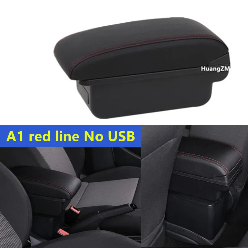 For Fiat 500 Armrest Box For FIAT 500 Car Armrest 2000-2011 Auto Storage Box Dedicated Retrofit Parts Interior Car Accessories