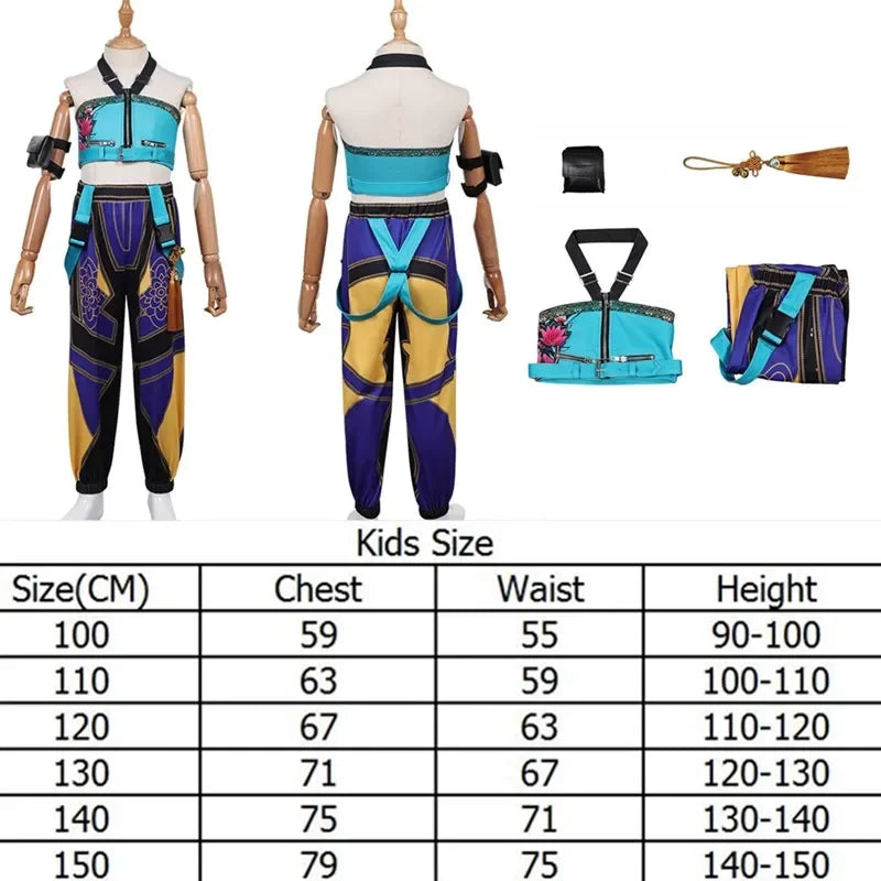 2025halloweenDémons enfants Mira Zoey Cosplay 2025 chasseurs Costume filles T-shirt jupe chaussettes tenues Roleplay Halloween