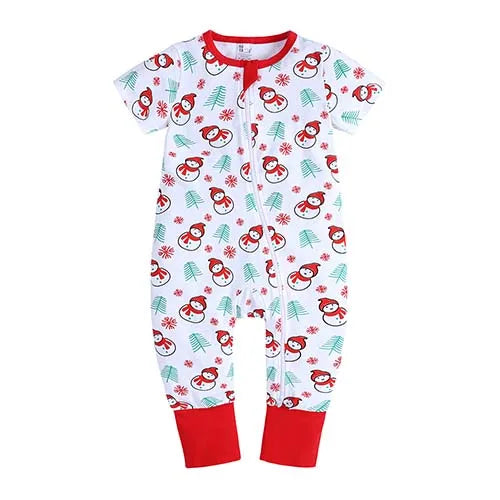 0-3years Baby Rompers Newborn Clothes Short Sleeve Infant Printing Pajamas Cotton Soft Boys Girls Jumpsuit Costume Body Suit