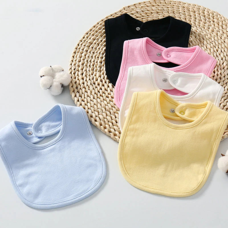 Unisex 5Pcs Newborn Baby Long Sleeve Cute Cotton Romper Jumper + Hats + Mittens+ Bib+Towel Infant Clothes Set