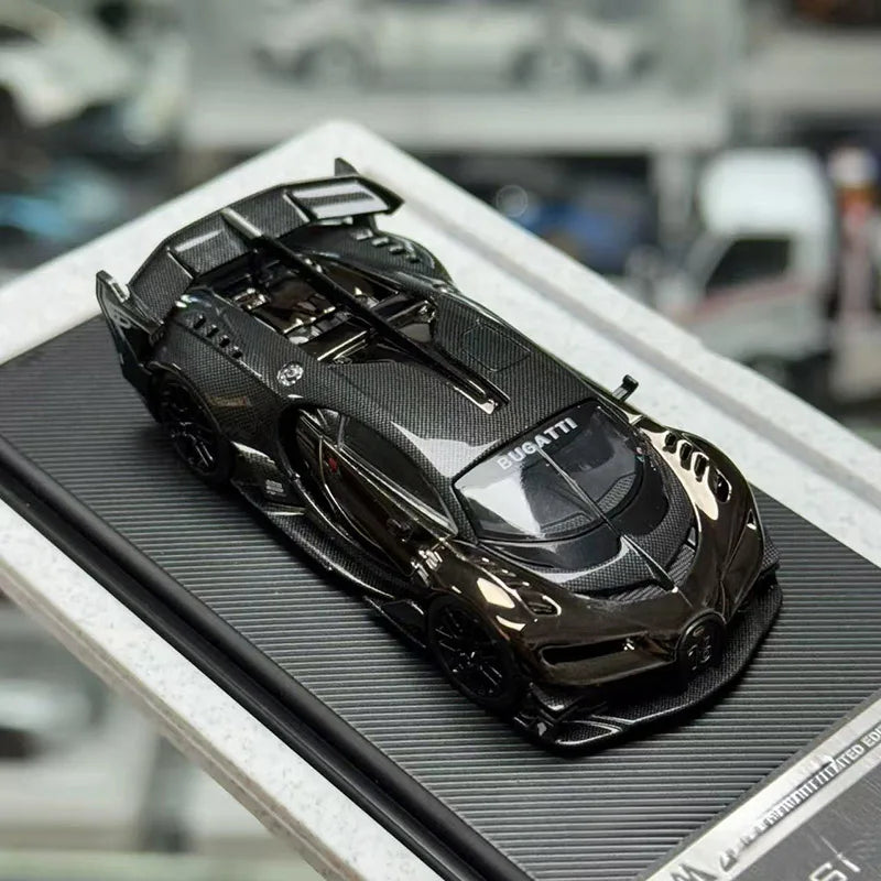 MJ 1:64 BUGATTI VISION GT Alloy Car Model Collection Ornament
