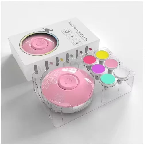 Electric Baby Nail Trimmer Kid Nail Polisher Tool Infant Manicure Scissors Baby Hygiene Kit Baby Nail Clipper Cutter For Newborn