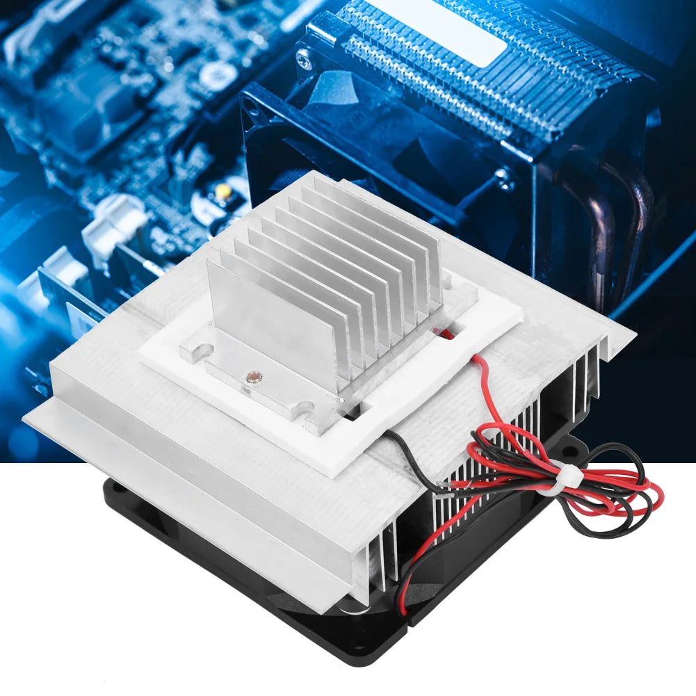 Peltier Cooler Electrical Equipment XD‑35 Thermoelectric Peltier Plate Module Cooling System DIY Kit for Small Space Cooling