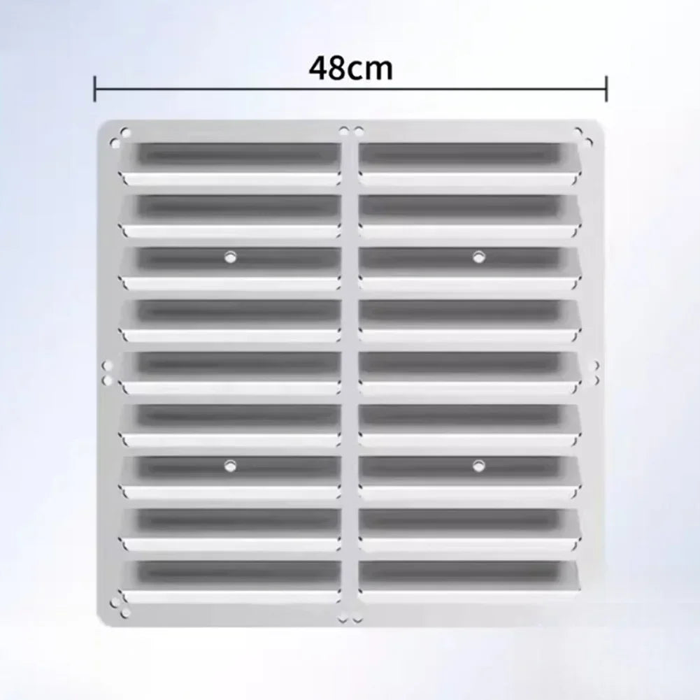 Stainless Steel AC Outdoor Air Guide Plate, No Drilling, Efficient Heat Dissipation, Fits Most Home AC Units