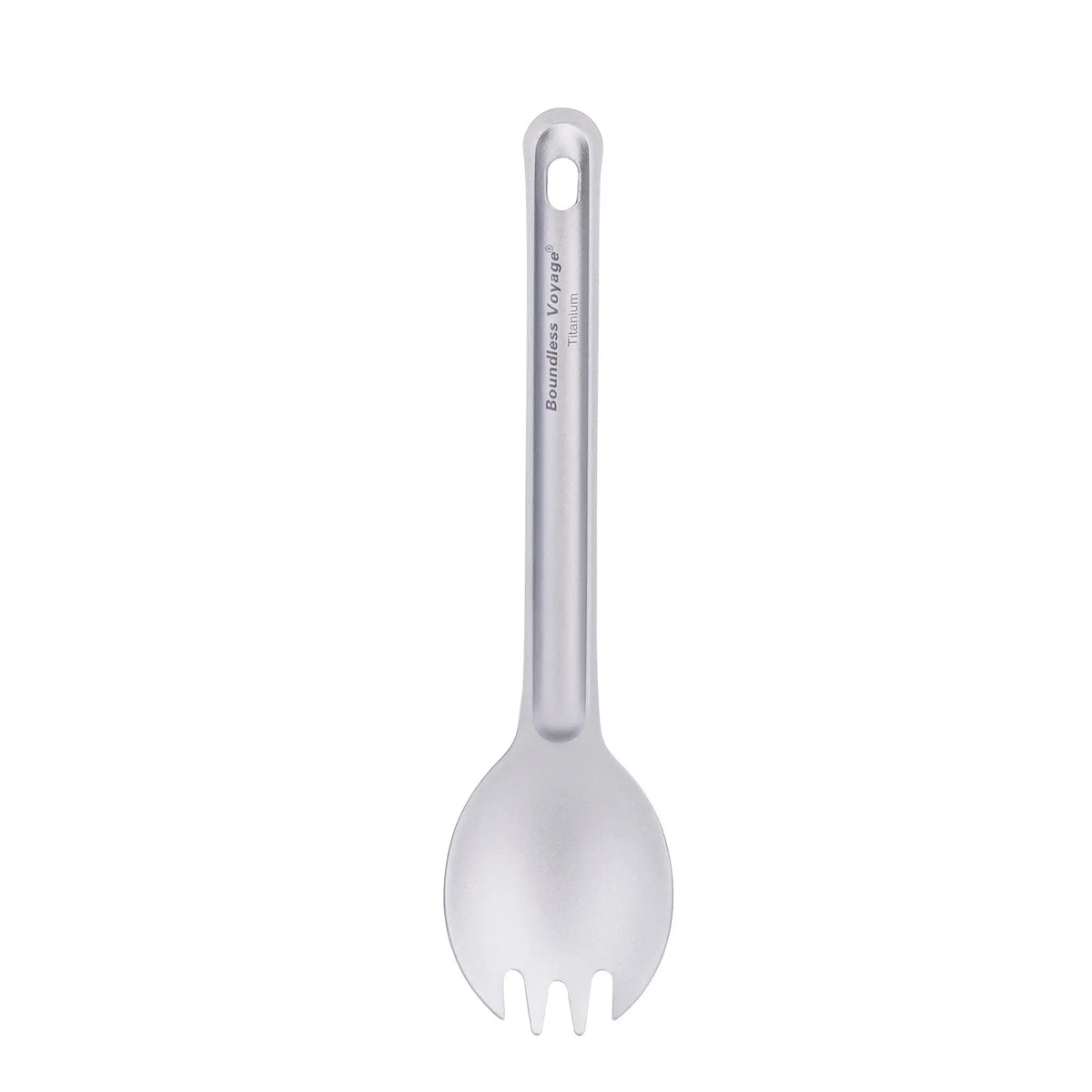 Boundless Voyage Titanium Cutlery Reusable Spoon Spork Set Lightweight Camping Tableware Outdoor Flatware