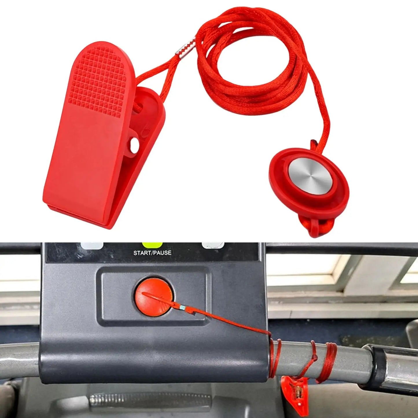 Treadmill Safety Key Clip Most Treadmills Supplies Cardio Training Device Running Treadmill Replacement Key Magnet Security Lock
