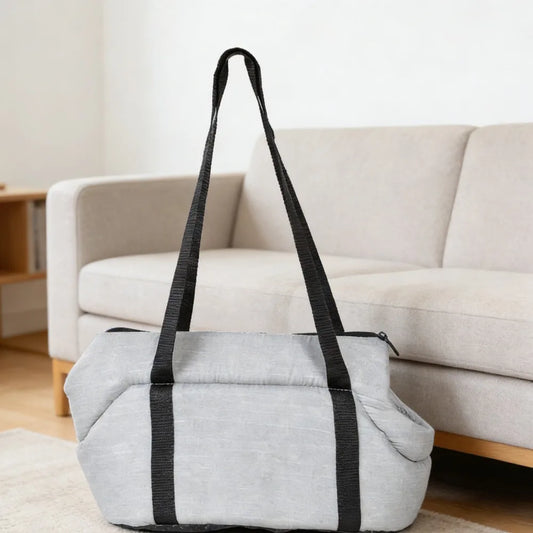 Collapsible Single Shoulder Pet Bag Pet Outdoor Backpack Double Shoulder Bag Dog Cat Crossbody Bag Car Ventilated Pet Backpack