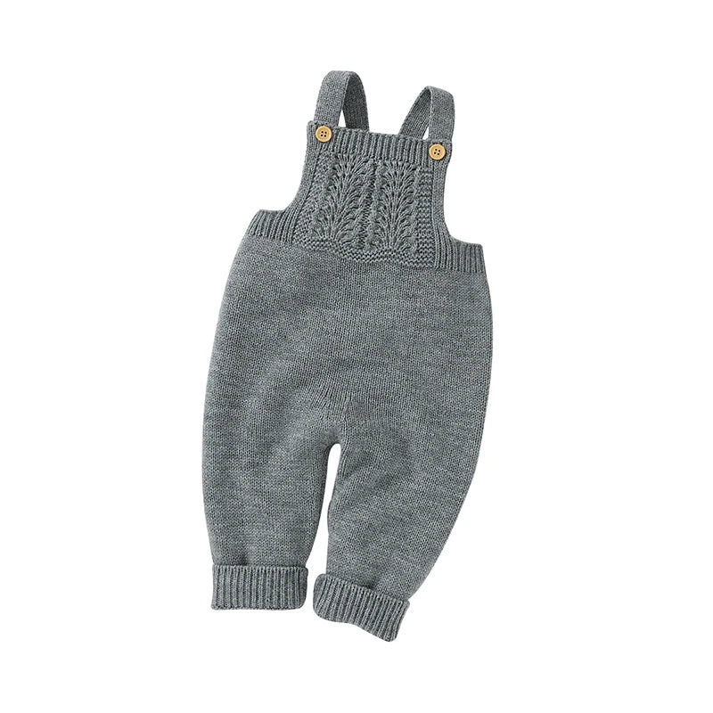 Baby Romper Set Knit Autumn Newborn Girl Boy Long Sleeve Coat Jumpsuit Outfit Hat 3PC Fashion Solid Infant Clothing Suit Sweater