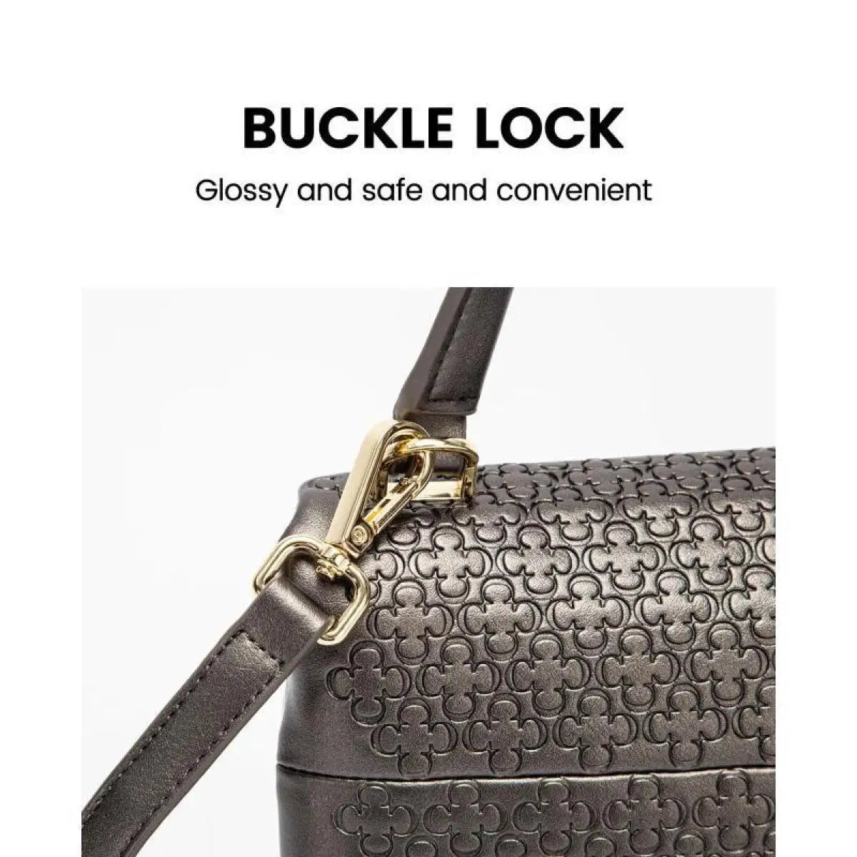 CH Handbag For Women Luxury Designer Shoulder Bag Fashion Embossed Leather Top Handle Bag Elegant Clutch Bag For Daily Use