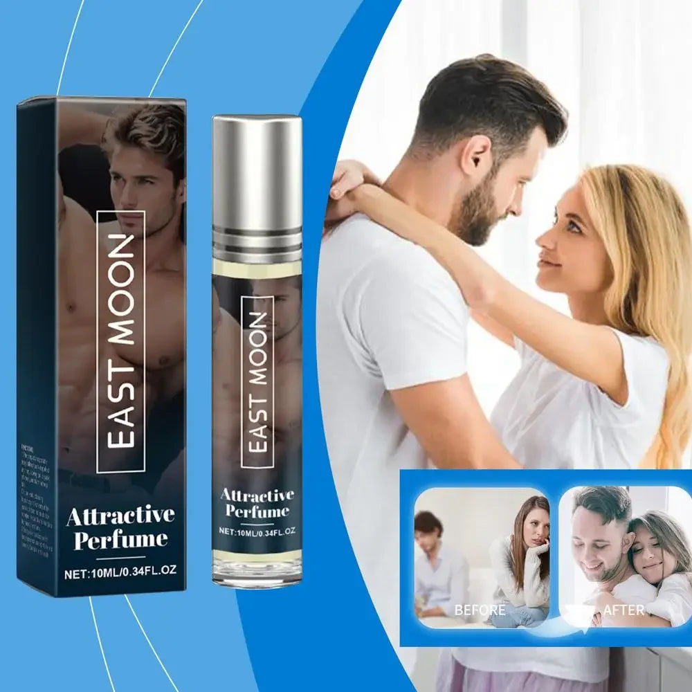 Men Charming Perfume 10ml Pheromone Infused Cologne Men's Perfume Body Fresh Attracts Women Long Lasting Fragrance Roller
