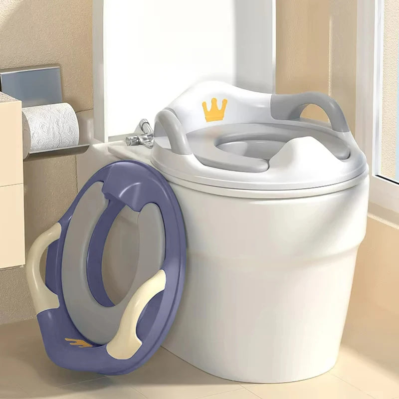 Baby Potty Mat Training Seat Handle Portable Soft Potty Mats Kid Toilet Household Auxiliary Non-slip Toilet Child WC Reducer