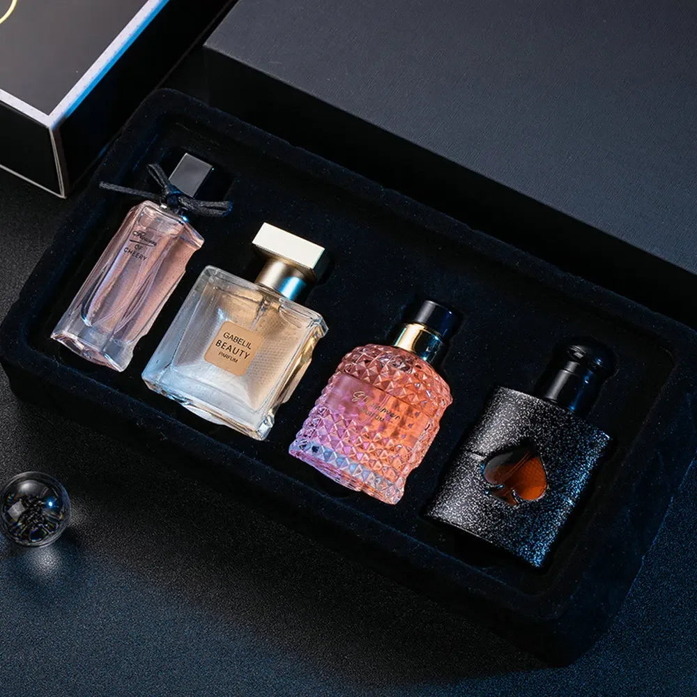 Original Women Perfume Sets 100ml Gift Box 4pce Set Fresh Lasting Fragrance Eau De Parfum Plant Floral Scent Fresh духи женские