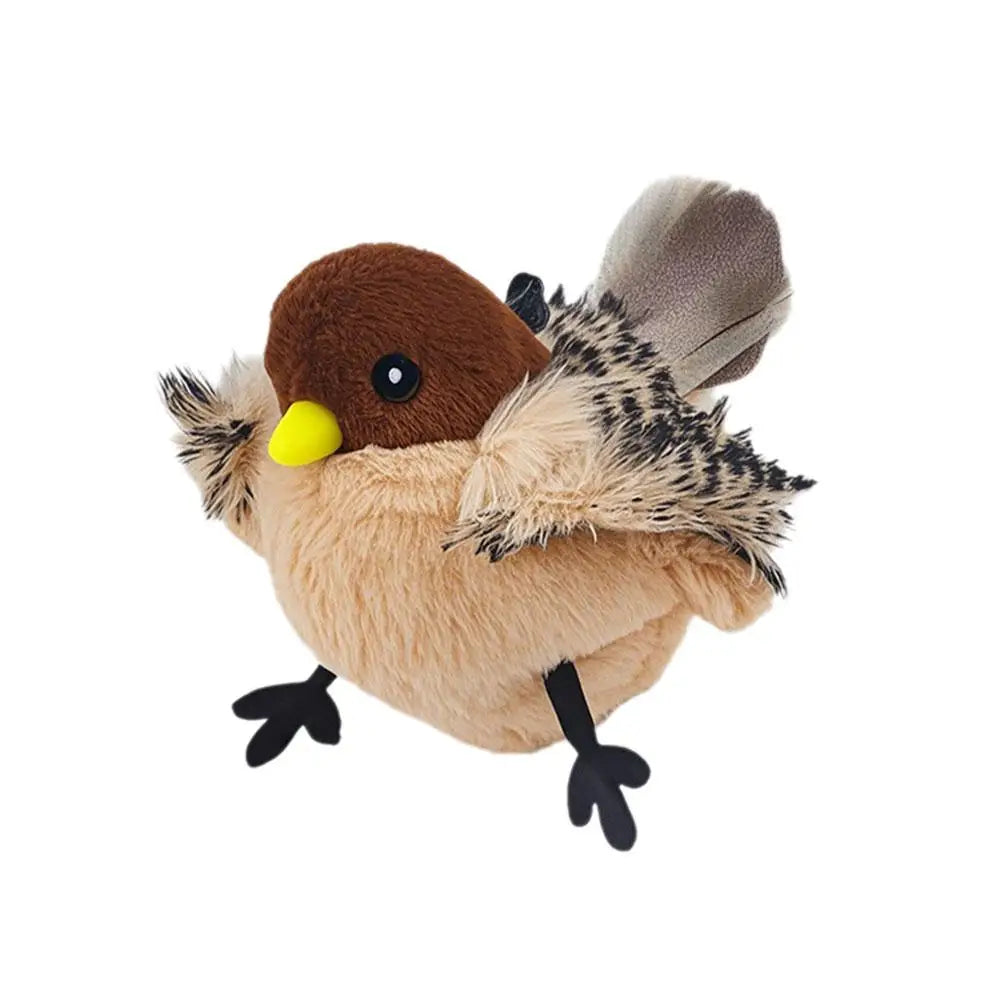 Flappy Bird Interactive Cat Toy Remote Control USB Rechargeable Pet Cat Plush Toy Flapping Bird Toy Stimulate Hunting Instincts